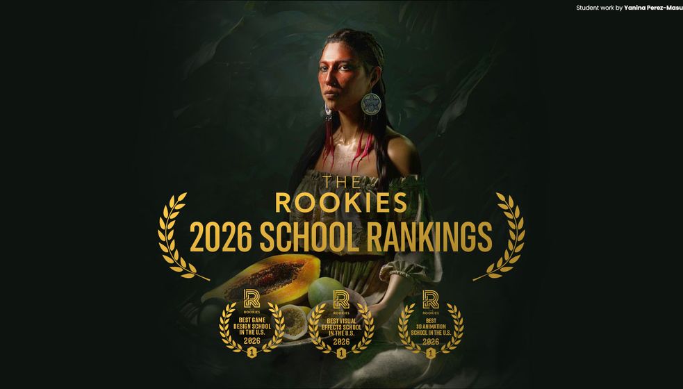 Gnomon Ranks #1 in the U.S. for Game Design, Visual Effects, and 3D Animation in The Rookies 2026 School Rankings