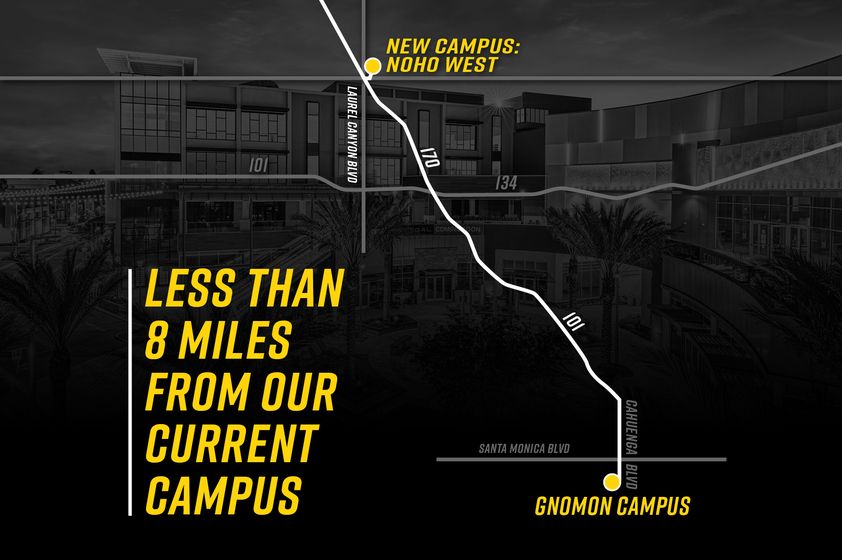 New Location Distance Map