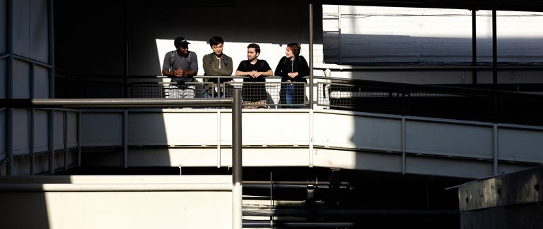 Students on campus