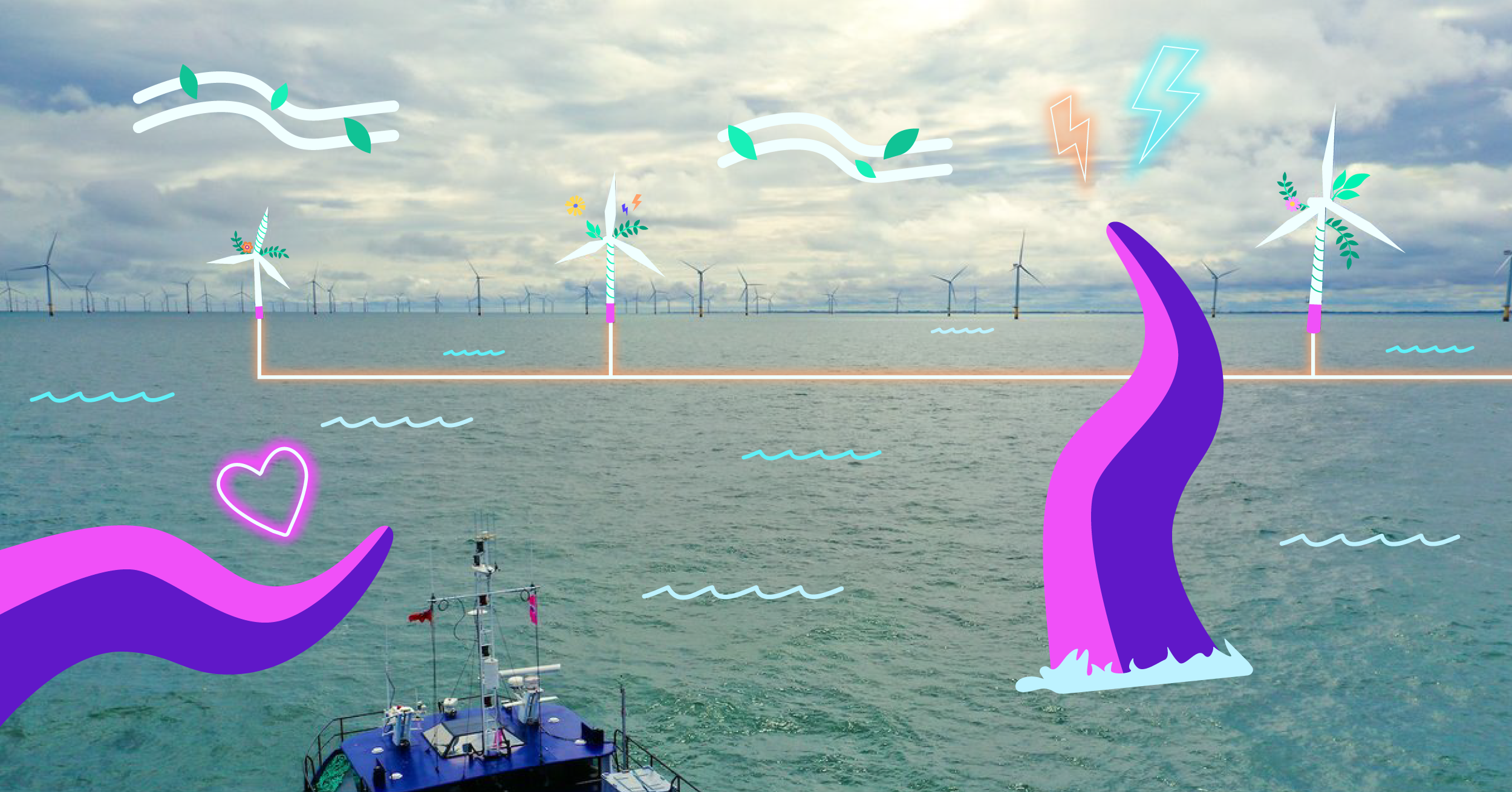 オクトパスエナジー、浮体式洋上風力発電所建設の技術開発を行うOcergy