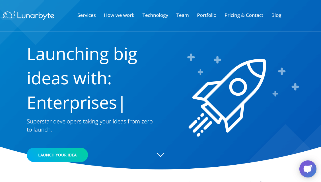 lunarbyte homepage