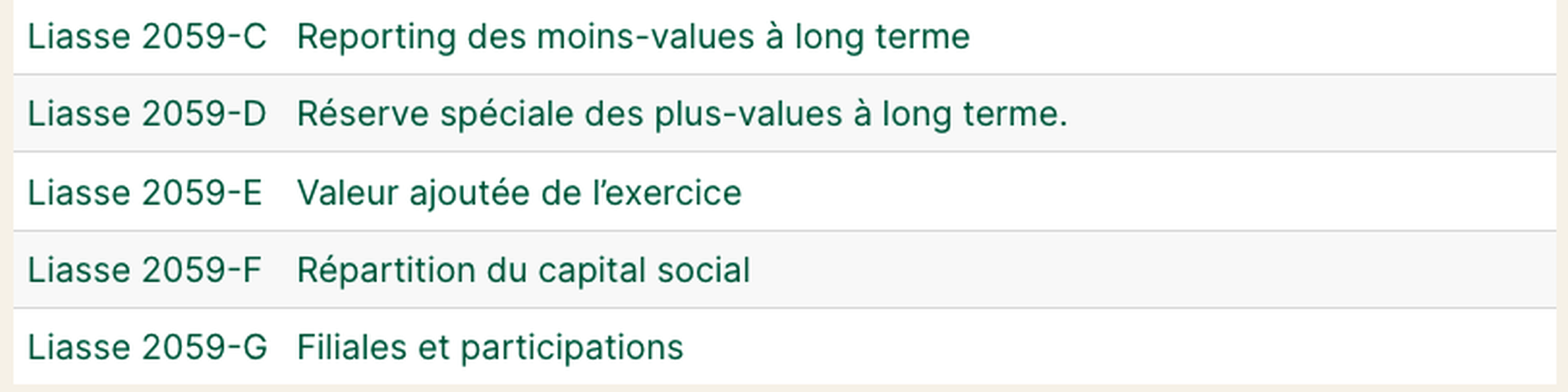 liasse fiscale régime normal 2