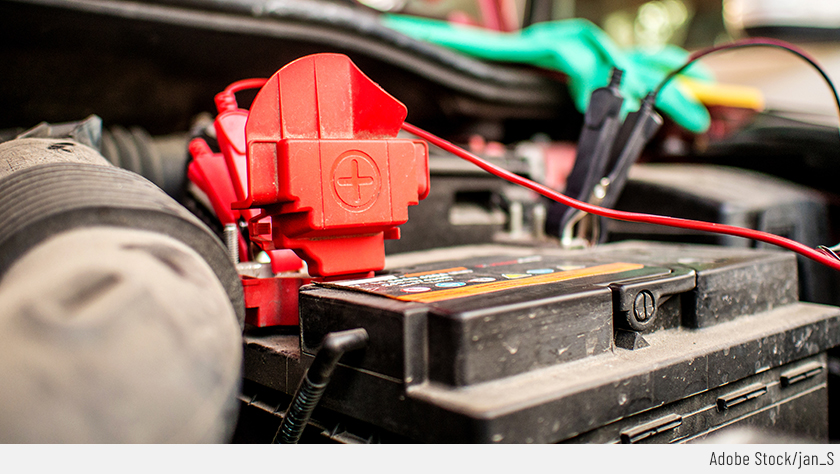 Chargeur de batterie sur voiture