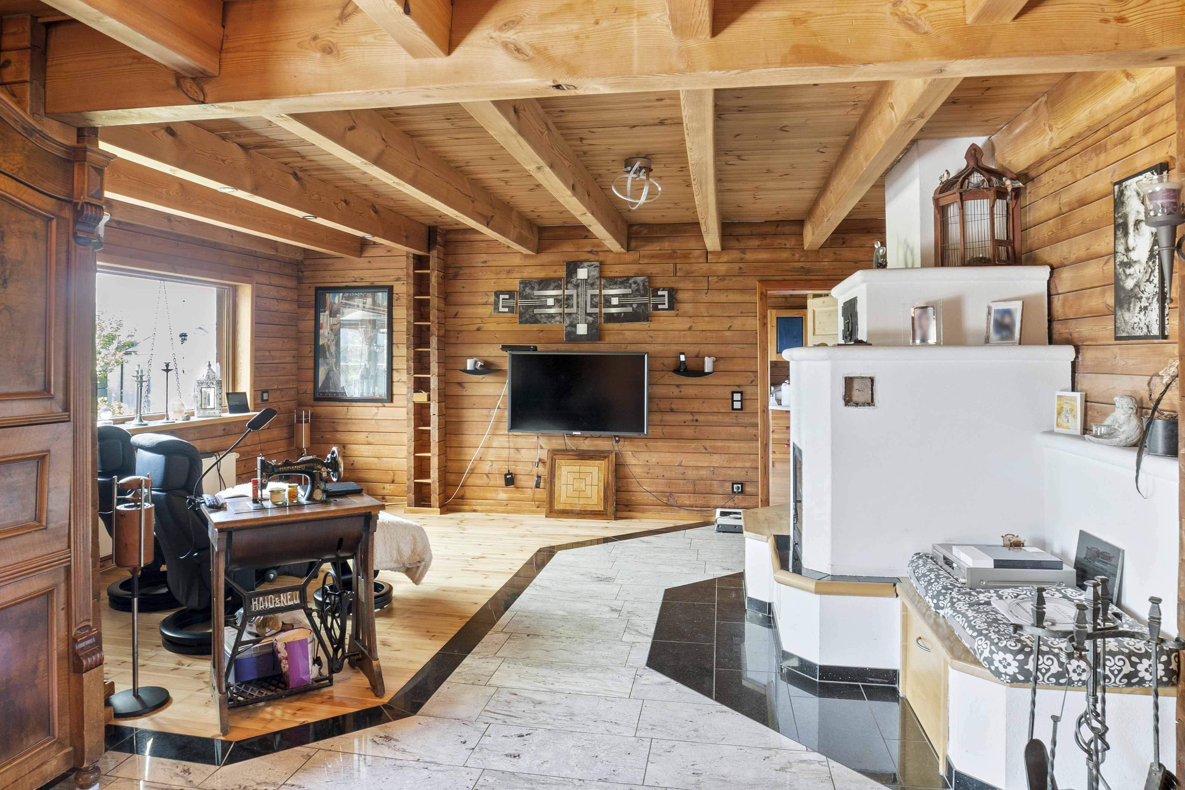 Kachelofen Wohnzimmer