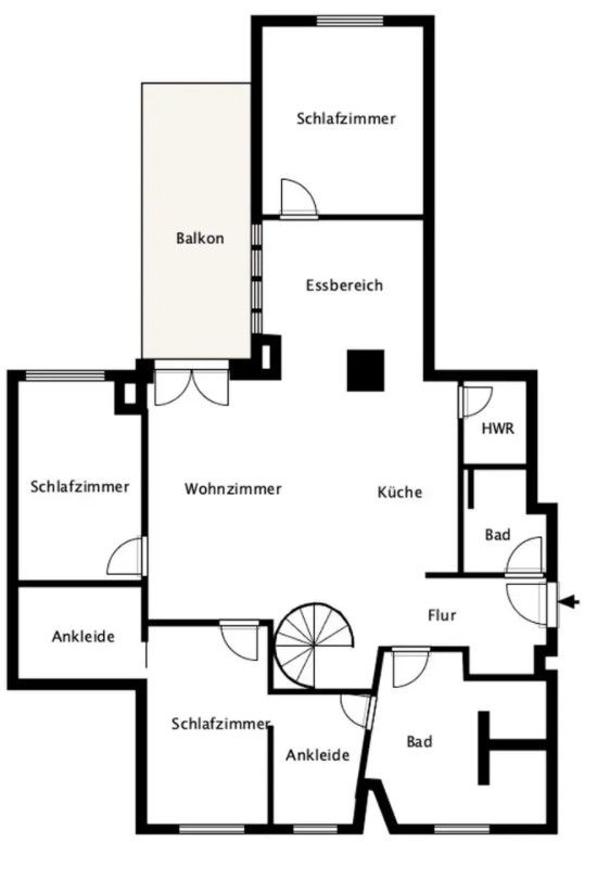 Grundriss Wohnung