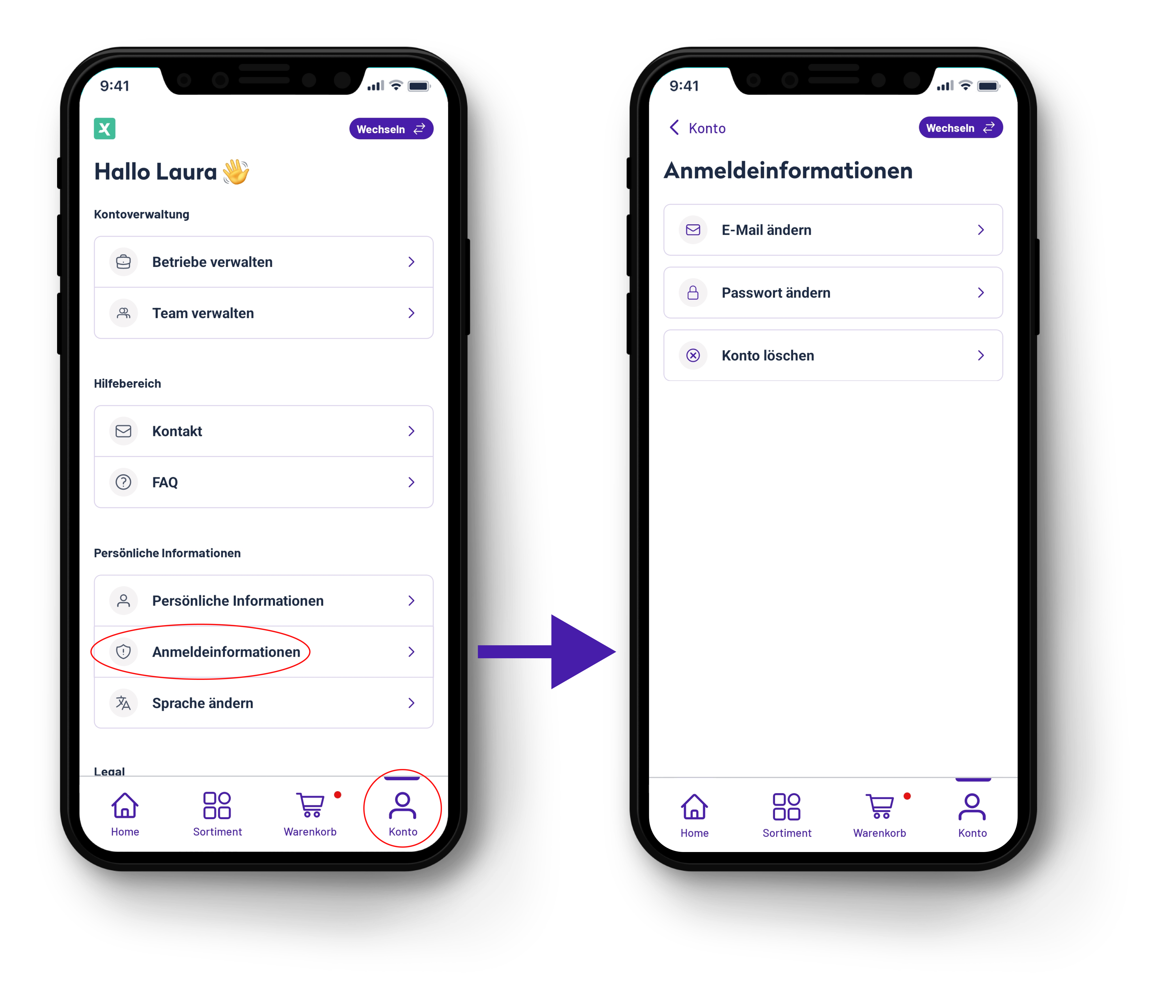 kollex_app_anmeldedaten_aendern kollex_app_anmeldedaten_aendern