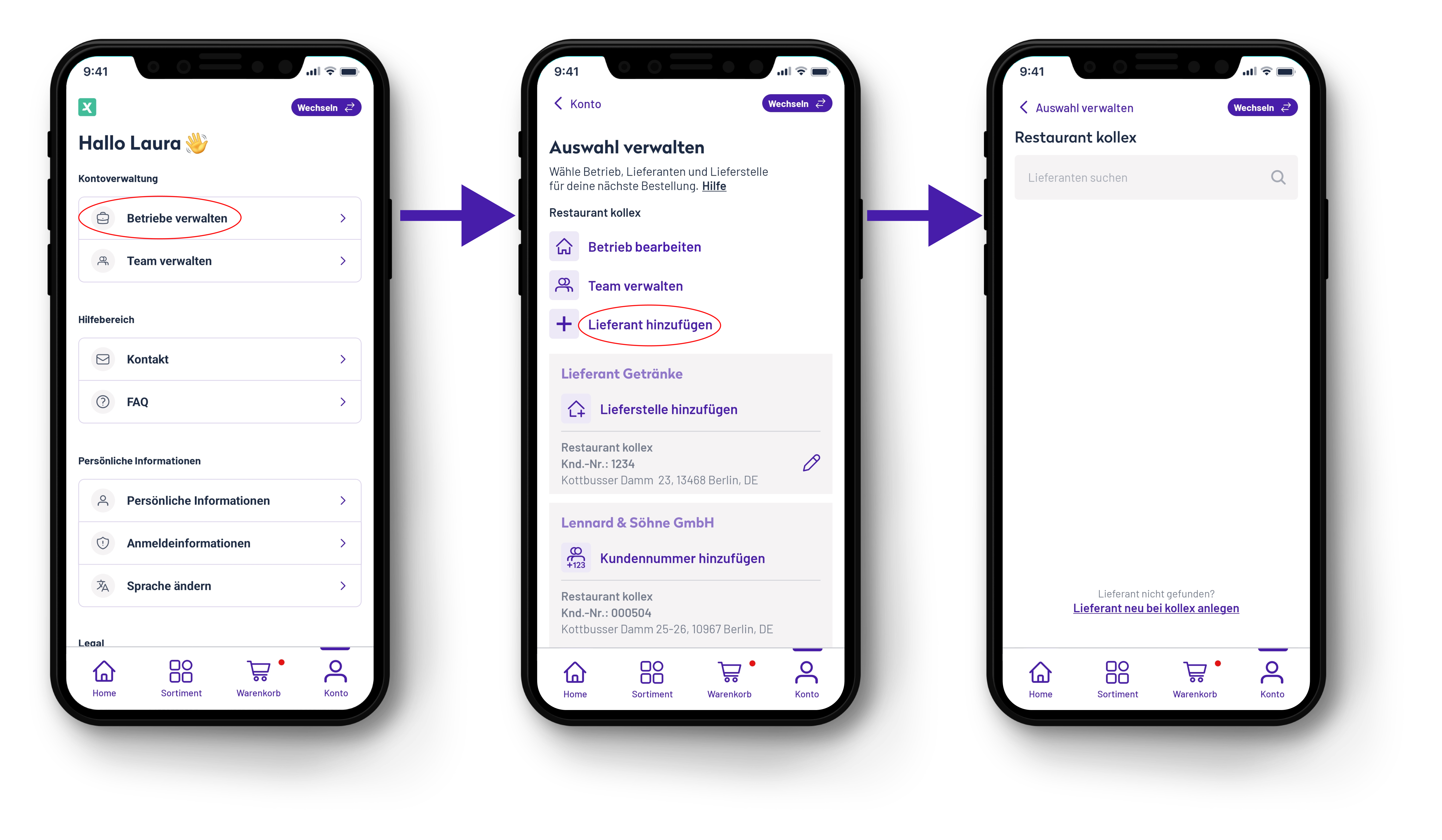 kollex_app_lieferant_hinzufuegen kollex_app_lieferant_hinzufuegen