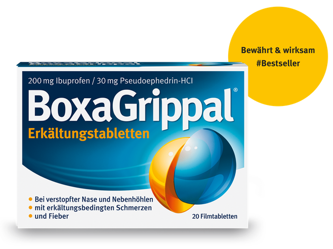 Produktbild BoxaGrippal® Erkältungstabletten