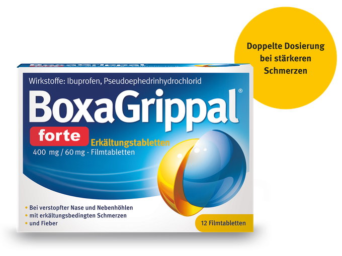 Produktbild BoxaGrippal® forte Erkältungstabletten