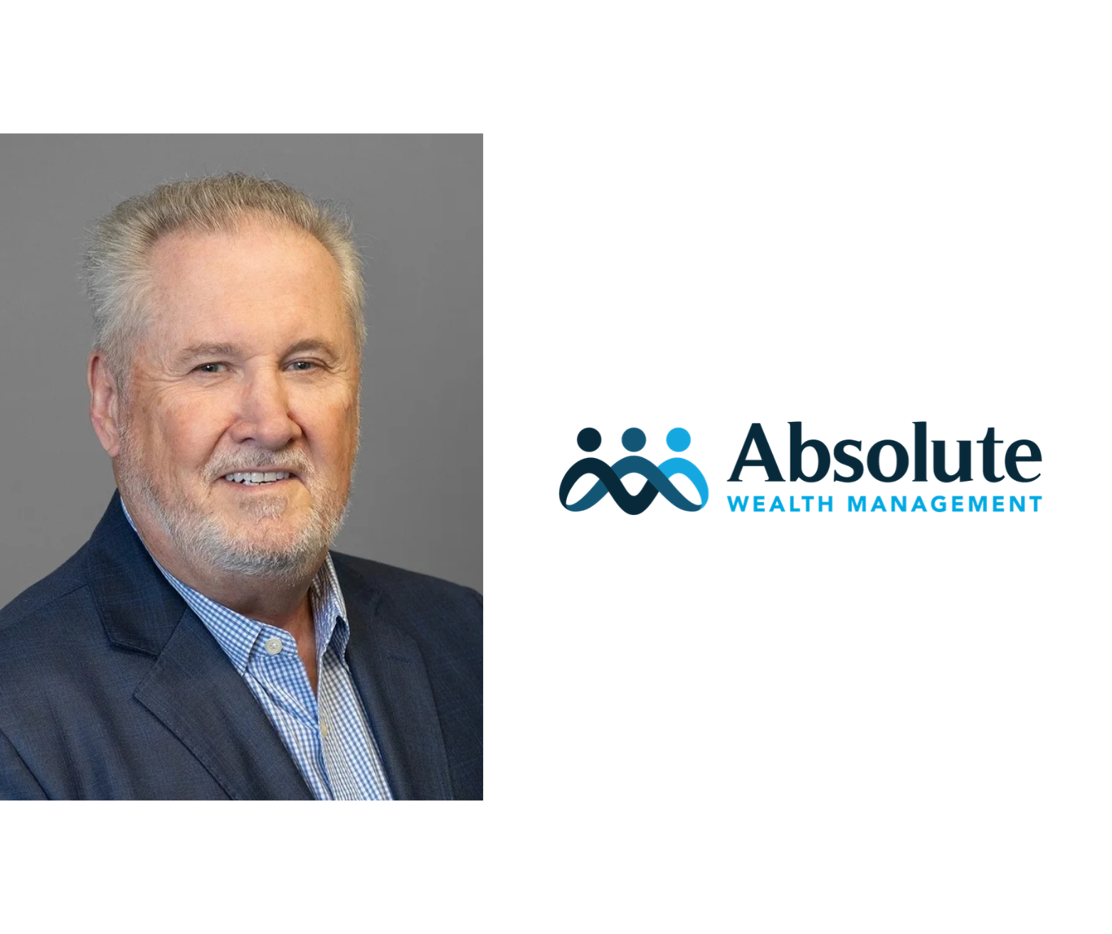 Sal Lavely headshot with the Absolute Wealth Management logo