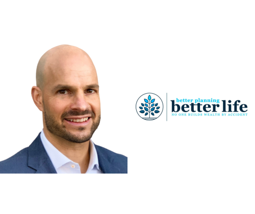 Jonny West headshot and Better Planning, Better Life logo