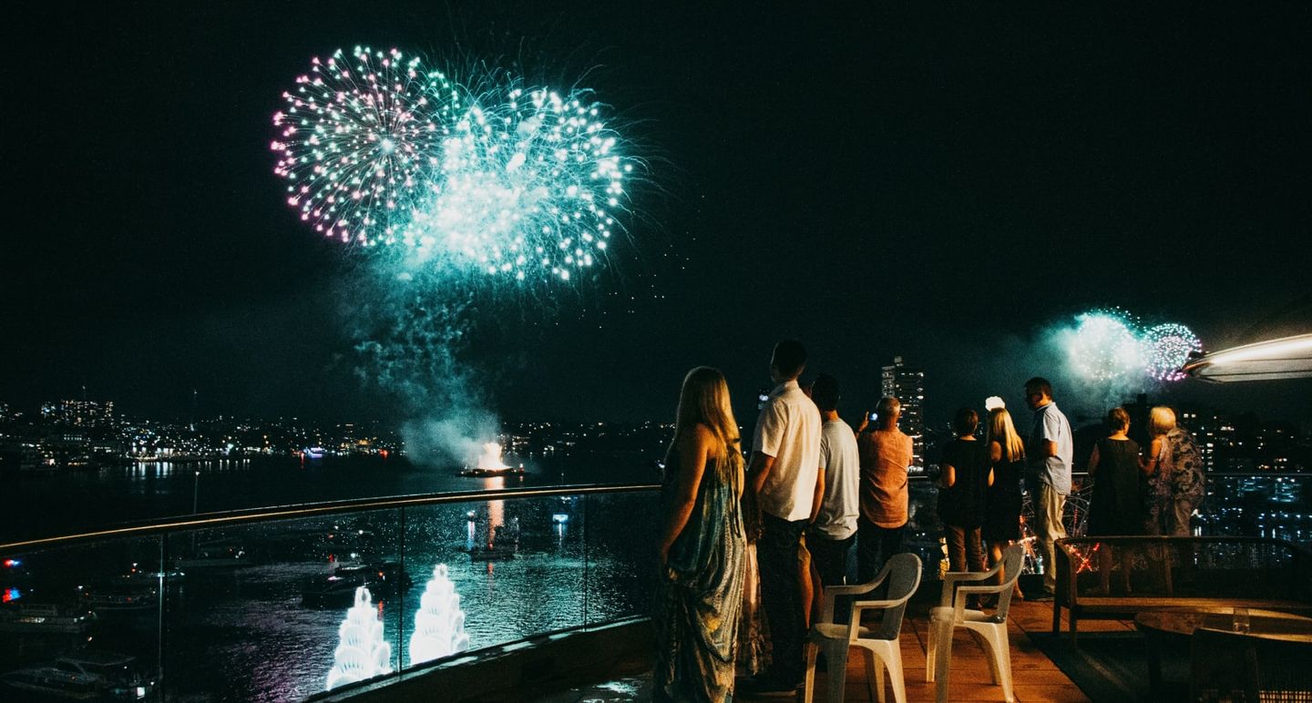 Fireworks in Australia