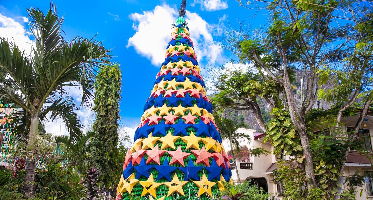 A Tree at Central Square in El Nido, Palawan in the Philippines