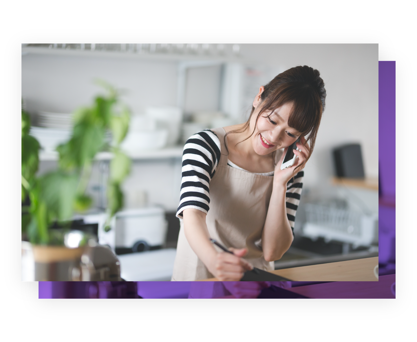 電話でも「顔が見える」おもてなし