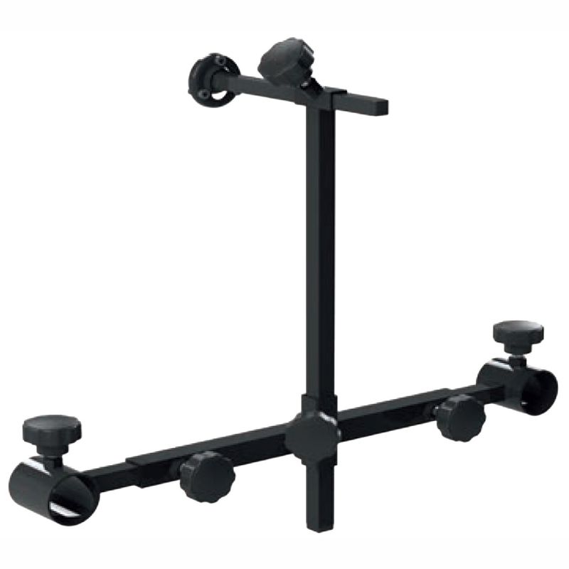 Appui-tête avec support tube <Ø38mm
Avec rotule, sans coussin, acier noir
Plage de régl. L: 400-570mm / H: 350mm