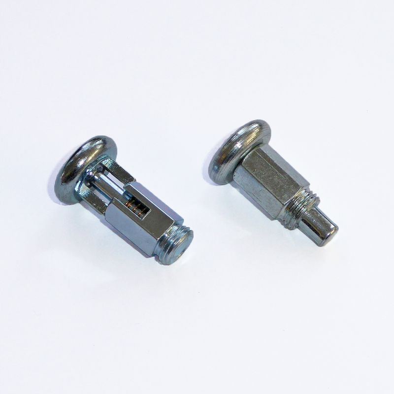 Zugschnäpper M10x1 ohne Arretierung
Verriegelungsstift-Ø 6mm
Material: Stahl verzinkt
