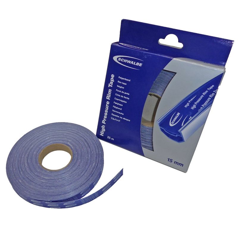 Bande de fond de jante Schwalbe-HP
Matériel: Autocollant haute pression
Rouleau à 25m, largeur 15mm