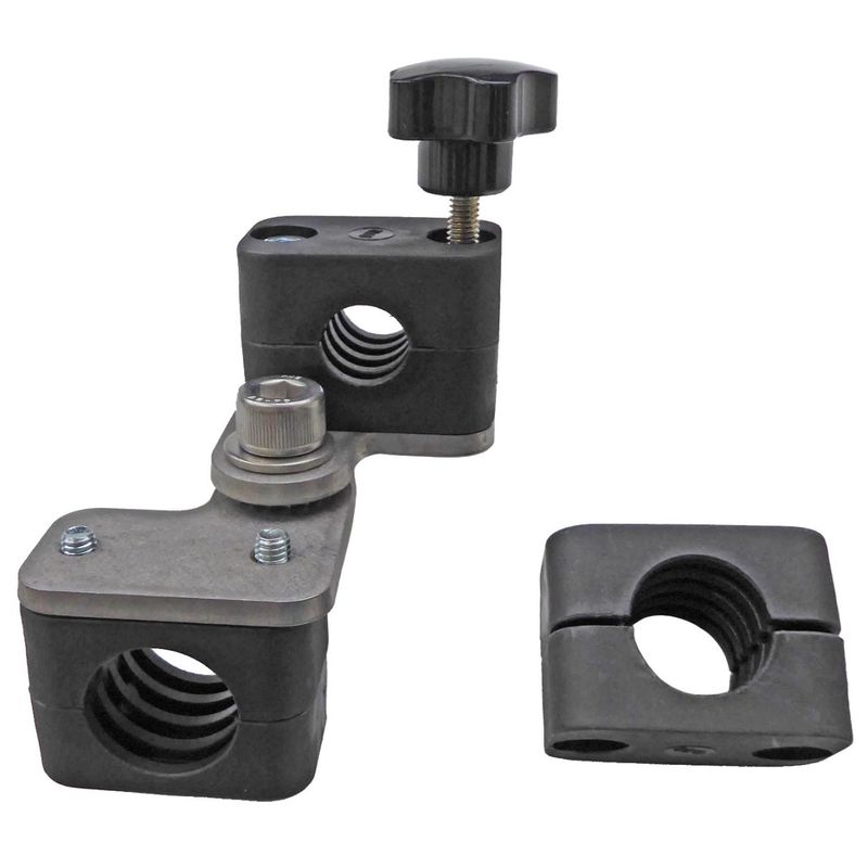 Halter-Satz von MT-IN-V22/25
für Rohr-Ø 22/25mm, ohne Infusionsstab
(U-BEF-25x16-INF + U-SCHK-22)