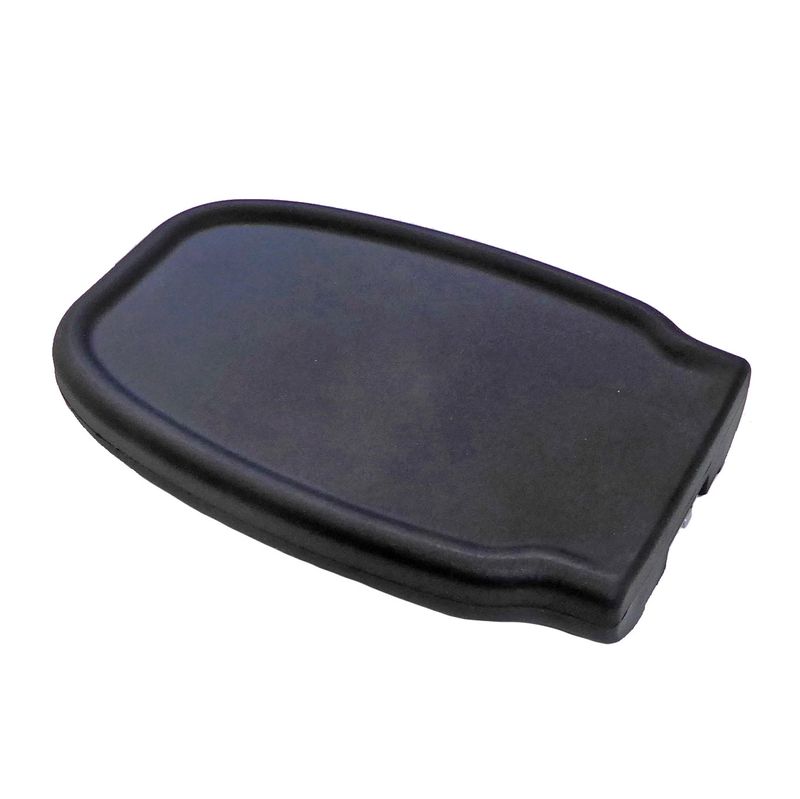 Appui main plat, mesures 180x136x32mm
Couleur noir, matériel en polyuréthane
Rail en alu + kit de fixation