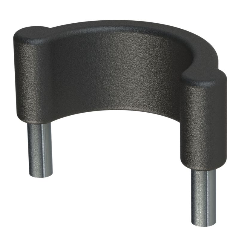 Appui jambe, mesures 159x60x75mm
Couleur noir, matériel en polyuréthane
Gaujon-Ø: 16x40mm, distance 130mm