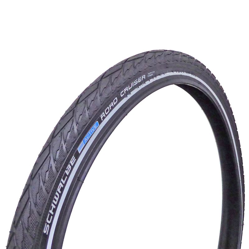 Bereifung 22x1.75" (47-457) RC
Farbe schwarz reflex, Profil HS377
Schwalbe RoadCruiser