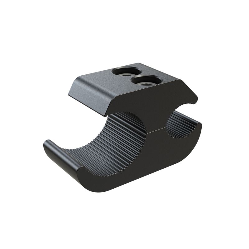 Aluhalter für Rohr 25mm
Feststellbremsseite Aufnahme Ø19mm
Farbe: Schwarz