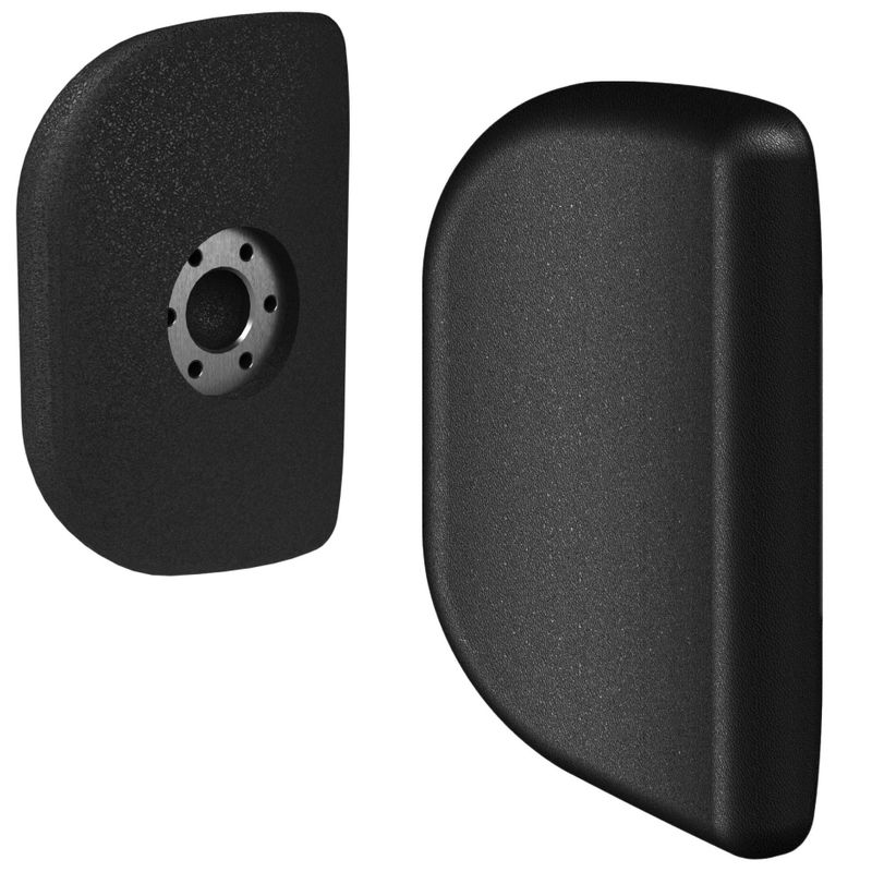 Seitenpelotte LxB: 205x125mm
Farbe schwarz, Mat. PU-Schaum
mit Alu-Einlage, Kugelaufnahme