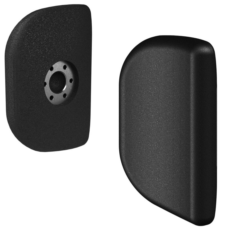 Seitenpelotte LxB: 165x100mm
Farbe schwarz, Mat. PU-Schaum
mit Alu-Einlage, Kugelaufnahme
