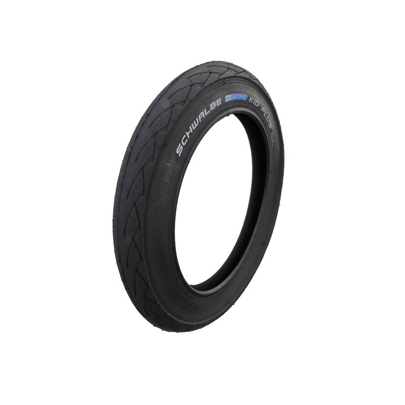 Pneu 12x1.75" (47-203) KidPlus
Couleur noir, profile race
Schwalbe KidPlus PunctureGuard