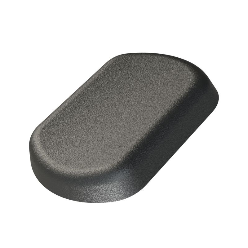 Wadenauflage LxBxH: 208x147x25-30mm
Farbe schwarz, Mat. PU-Schaum
mit Stahl-Einlage, 4x M5 à 50/37.5x56.5mm