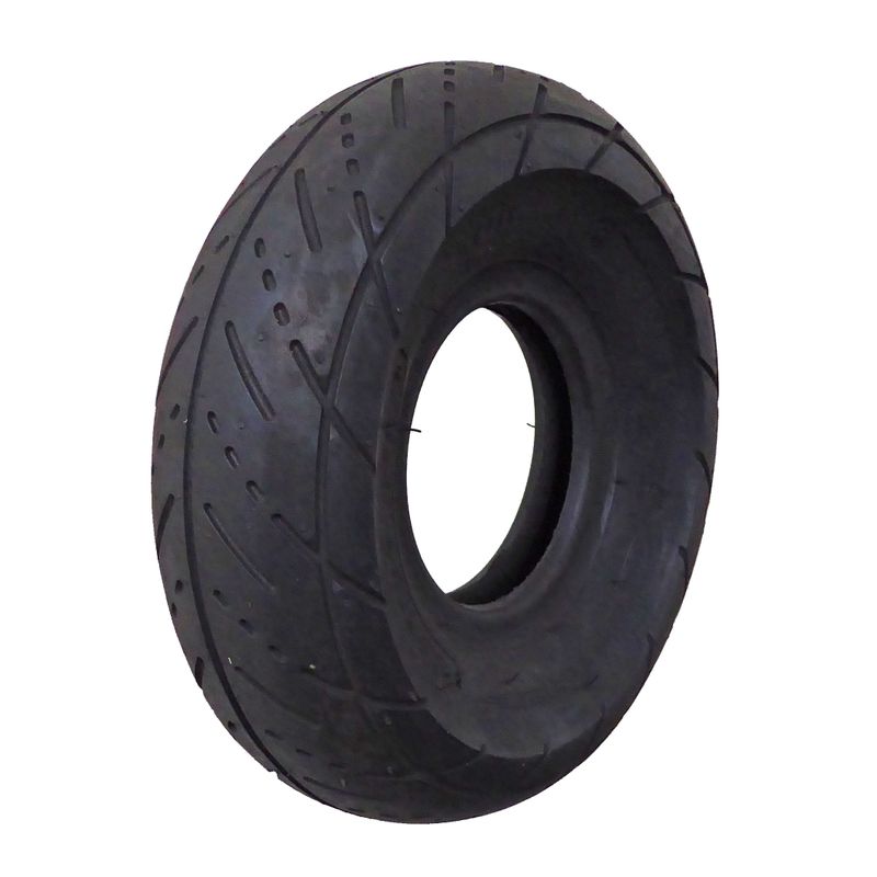 Bereifung 3.00-4" (260x85mm)
Farbe schwarz, Profil Race (R-104)
Reifendruck: 2.5 Bar