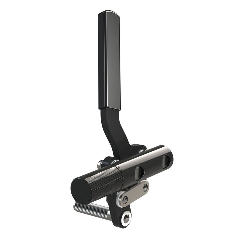 Feststellbremse aus Aluminium links
schwarz eloxiert, ohne Adapter
