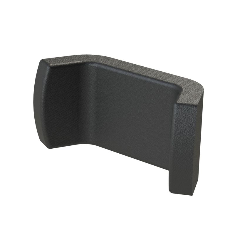 Kopfpolster Nr. 2 LxBxH: 226x78x104mm
Farbe schwarz, Mat. PU-Schaum
mit Holzkern, 2x M5 à 68mm