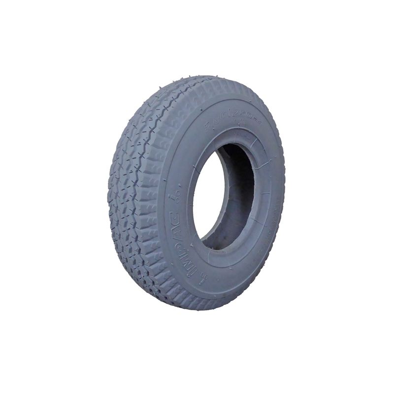 Bereifung 2.80/2.50-4"
Farbe grau, Profil Block (R-108)
Reifendruck: 2.5 Bar