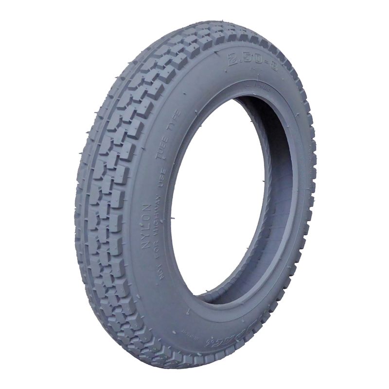 Pneu 2.50-8" iMPAC
Couleur gris, profile cramponné (R-107)
Pression: 2.5 Bar