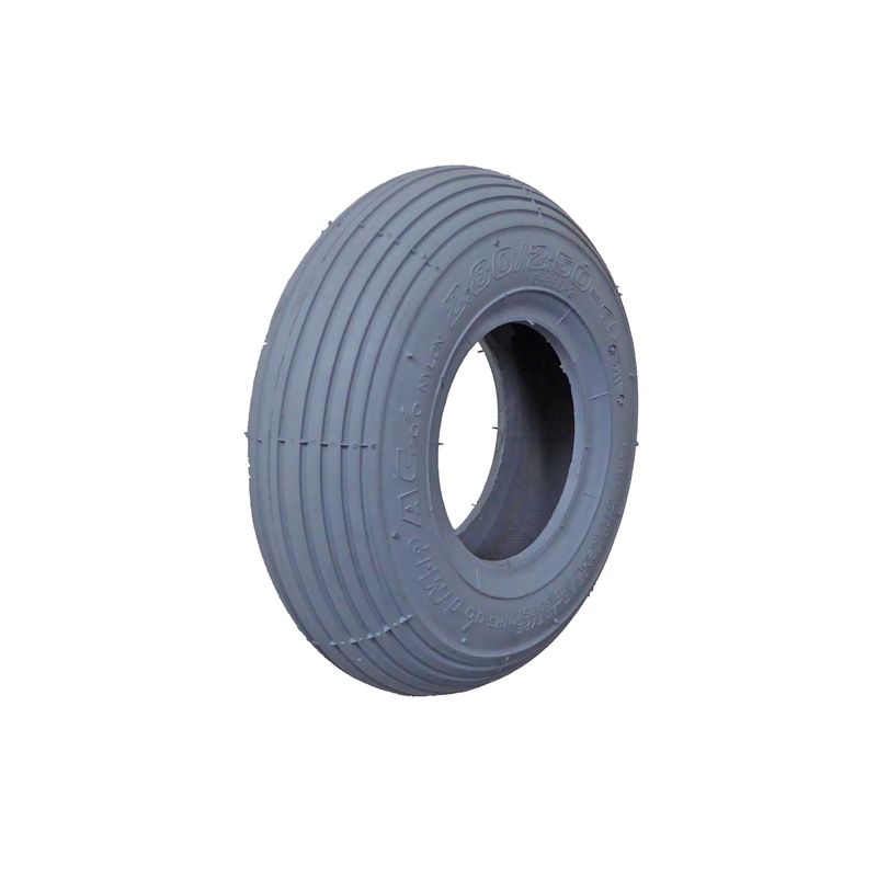 Pneu 2.80/2.50-4"
Couleur gris, profile rainuré (R-103)
Pression: 2.5 Bar