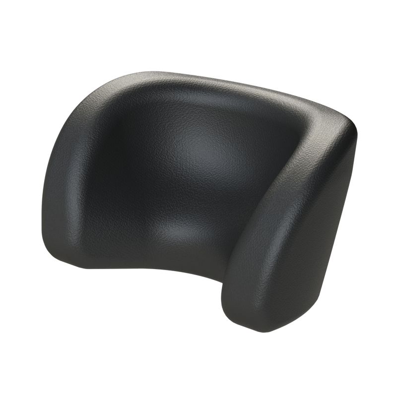 Kopfpolster Nr. 6 LxBxH: 213x135x135mm
Farbe schwarz, Mat. PU-Schaum
mit Alu-Einlage, Kugelaufnahme