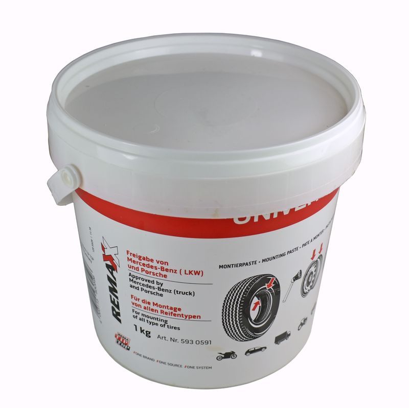 Montierpaste weiss
Menge 1kg
Zur Montage von Reifen