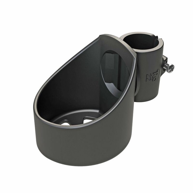 Stockhalter für 1 Stock
Farbe: Schwarz, inkl. Gurtband
Schraub-Schelle orientierbar für Rohr-Ø22
