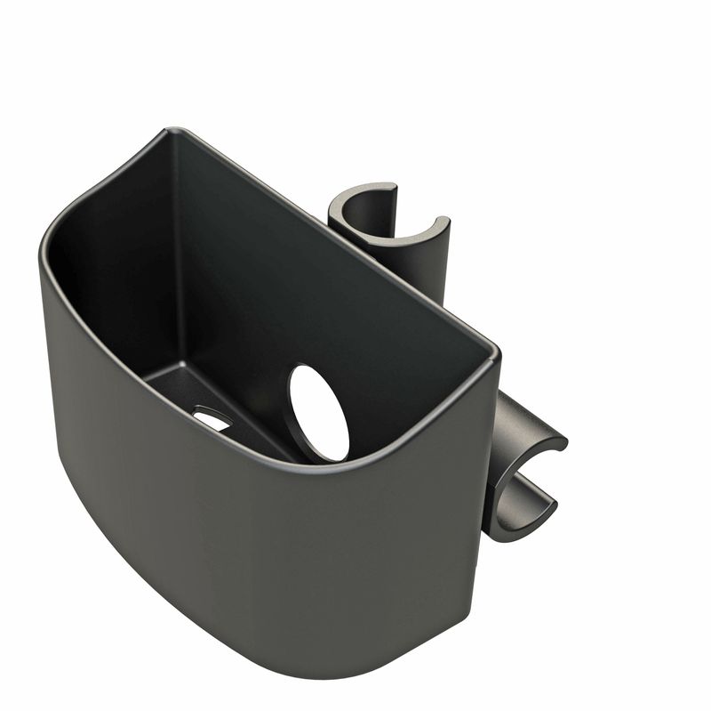 Stockhalter für 2 Stöcke quer
Farbe: Schwarz, inkl. Gurtband
2 Clips 4x90° fix für Rohr-Ø22