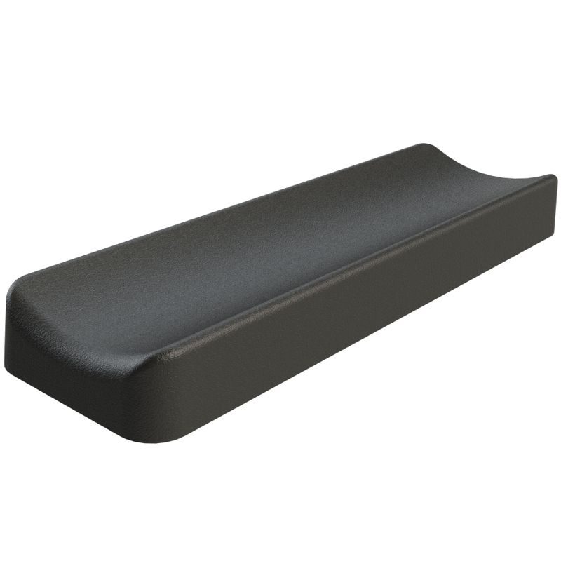 Appui bras, mesures 403x120mm
Couleur noir, matériel en polyuréthane
Coeur en bois