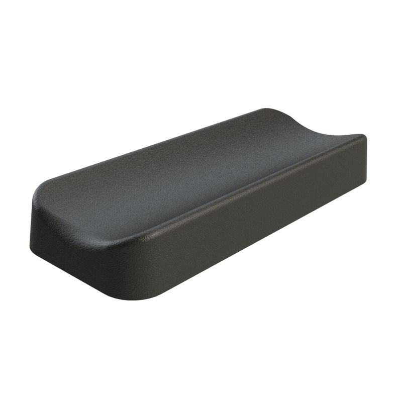 Appui bras, mesures 300x120mm
Couleur noir, matériel en polyuréthane
Coeur en bois