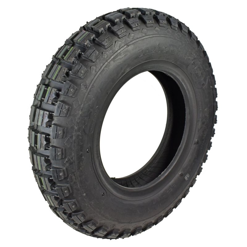 Bereifung 3.50-8" (ChengShin)
Farbe schwarz, Profil Block (C-161)
Urban 4PR