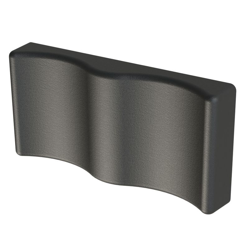 Appui jambes, mesures 398x196x30-57mm
Couleur noir, matériel en polyuréthane
Coeur en bois
