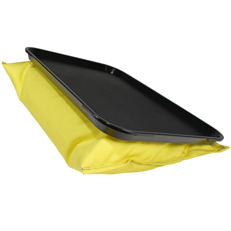 HelpDesk Yellow
Plateau de service 30x40cm noir
Coussin à polystirène jaune (velcro)