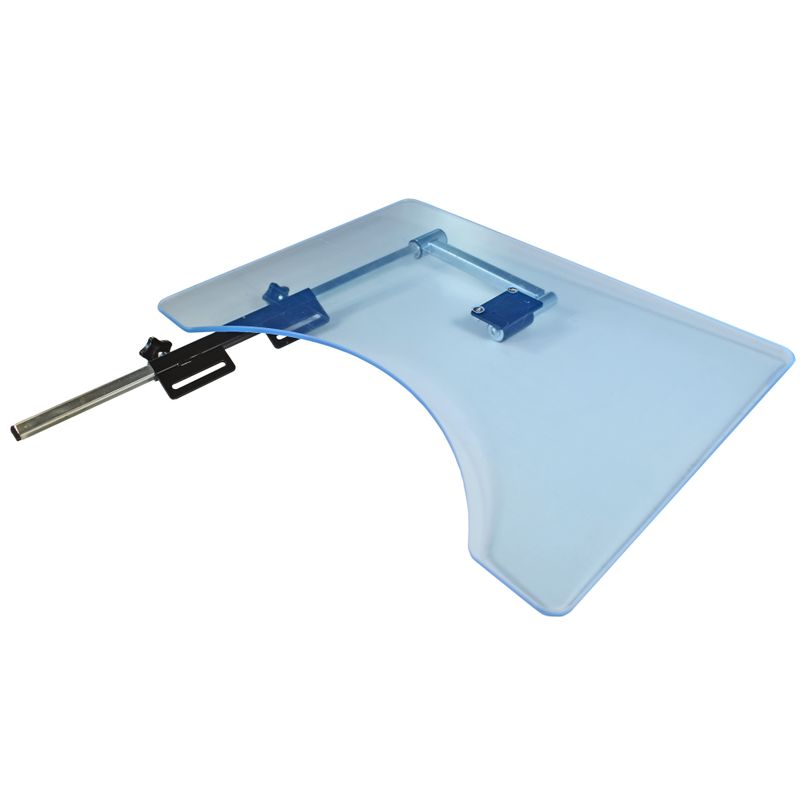 Therapietisch BxT: 600x450mm
Material PET verstärkt transparent 8mm
Sitzbreite 380-480mm, abklappbar