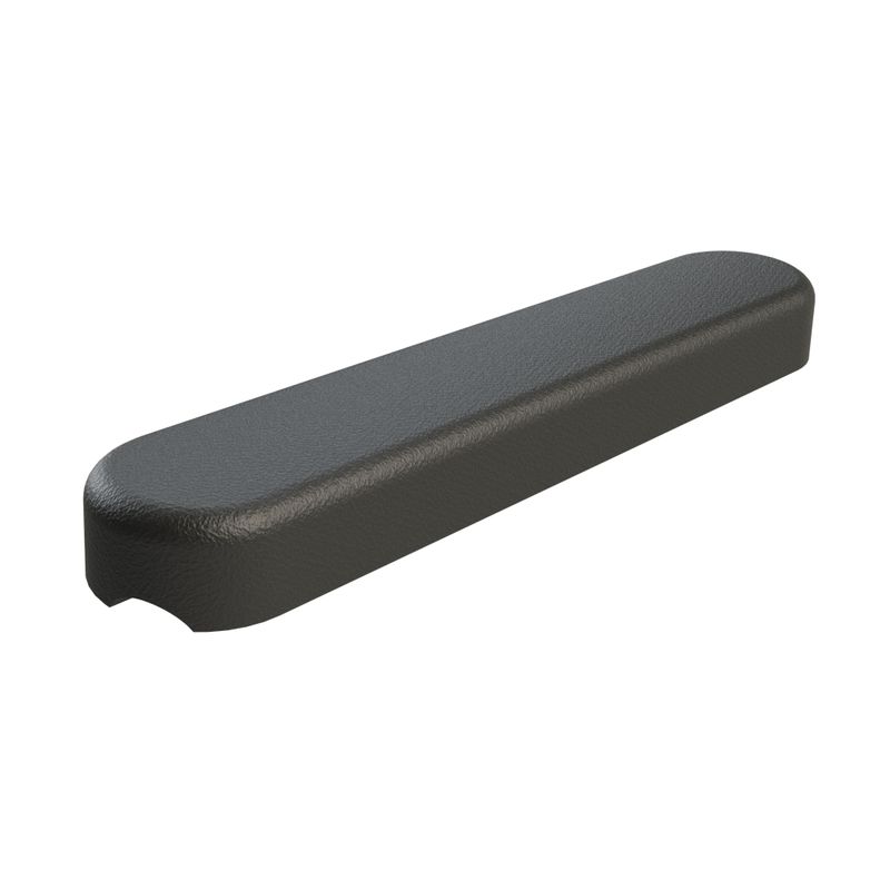 Armauflage LxB: 268x55mm
Farbe schwarz, Mat. PU-Schaum
mit Holzkern, 2x M5 à 130mm
