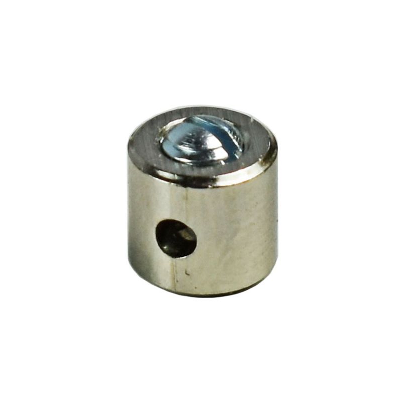Klemmschraube Ø 7mm, L 6.5mm
für Bowdenzug (mit Schlitzstiftschraube)
Kabelend-Fixierung