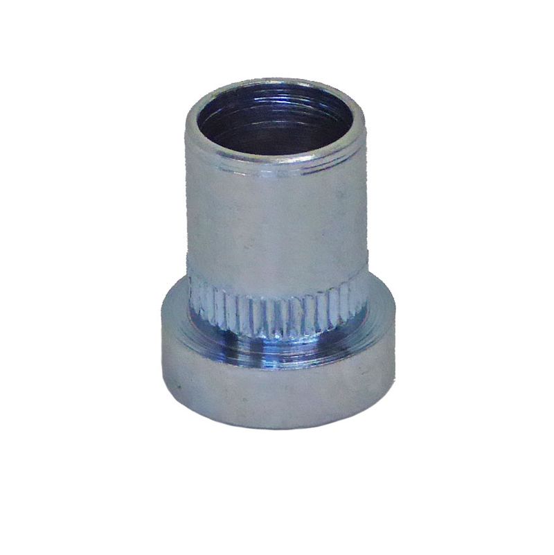 Distanzhülse Ø 10/8x4mm
randriert zum Einpressen
in Schwenkrad-Lager