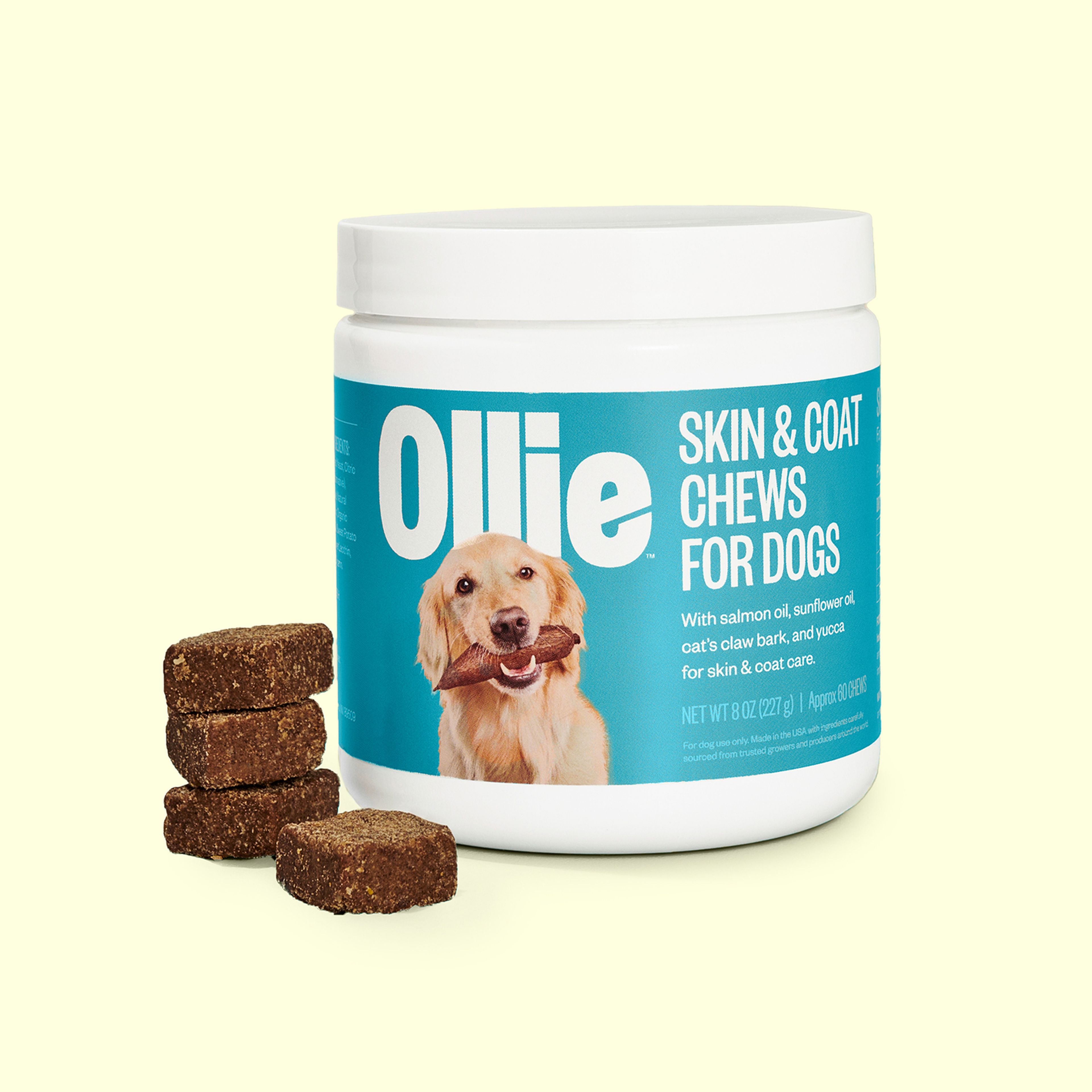 Ollie Supplements, Skin & Coat Chews